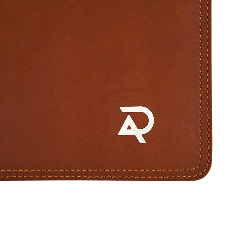 desk mat with davvero logo