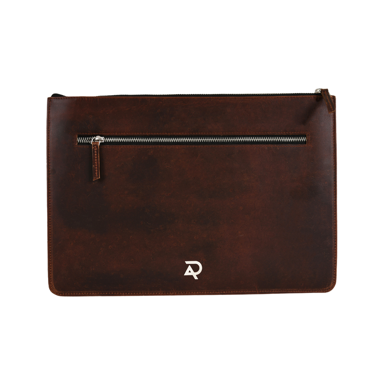 Brown Leather Laptop Case