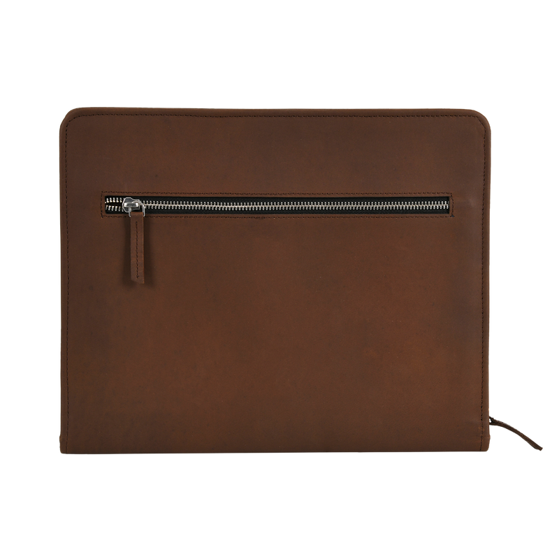 document case leather portfolio  with zipper UK