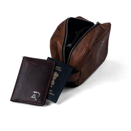 Passport Cover + Dopp Kit