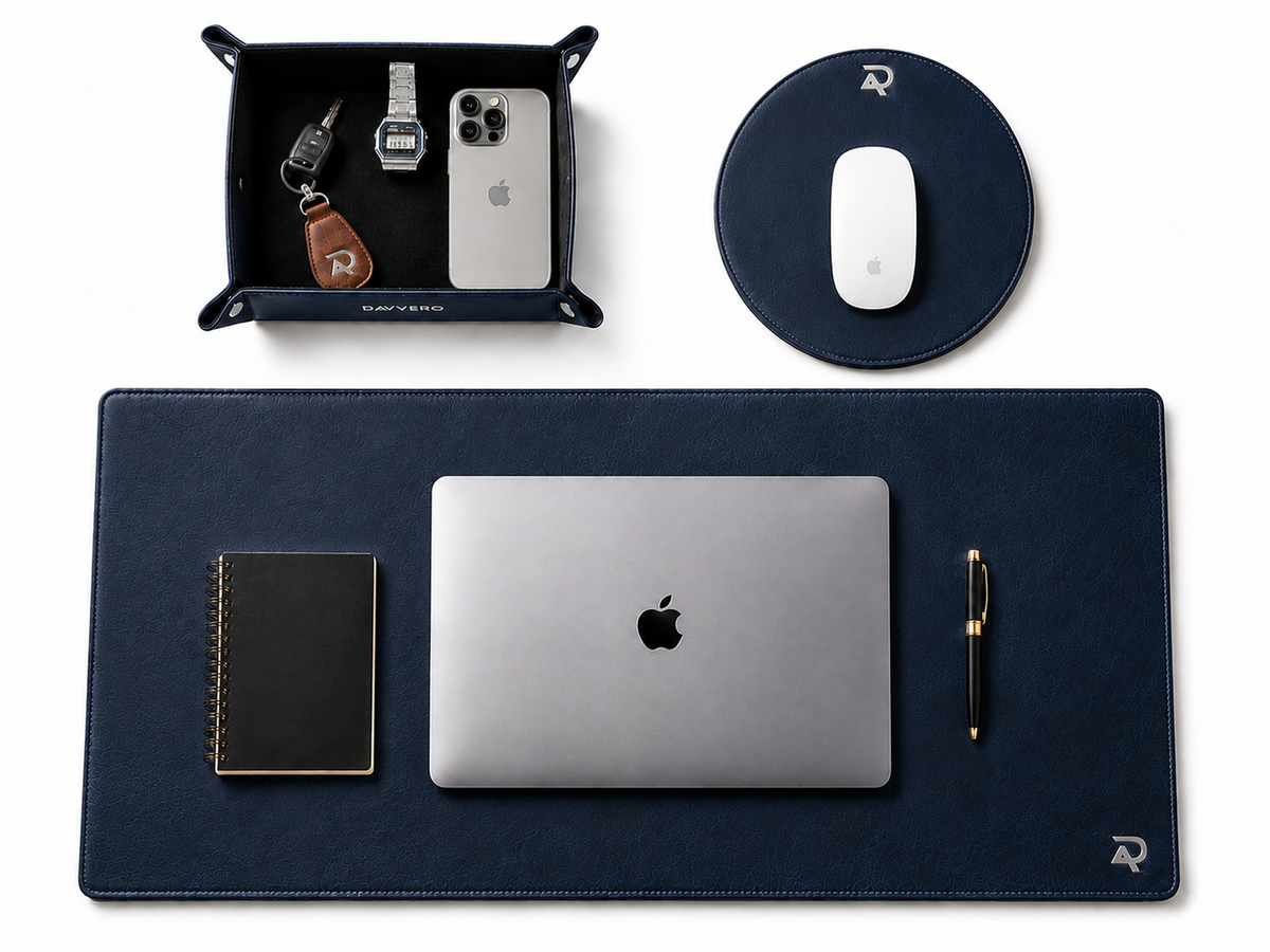 Desk Mat and Tray Combo (FREE Mouse Pad)