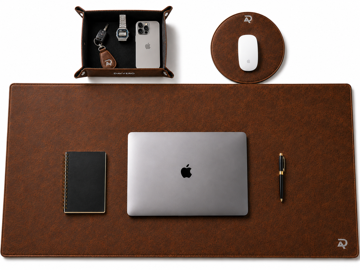 Desk Mat and Tray Combo (FREE Mouse Pad)
