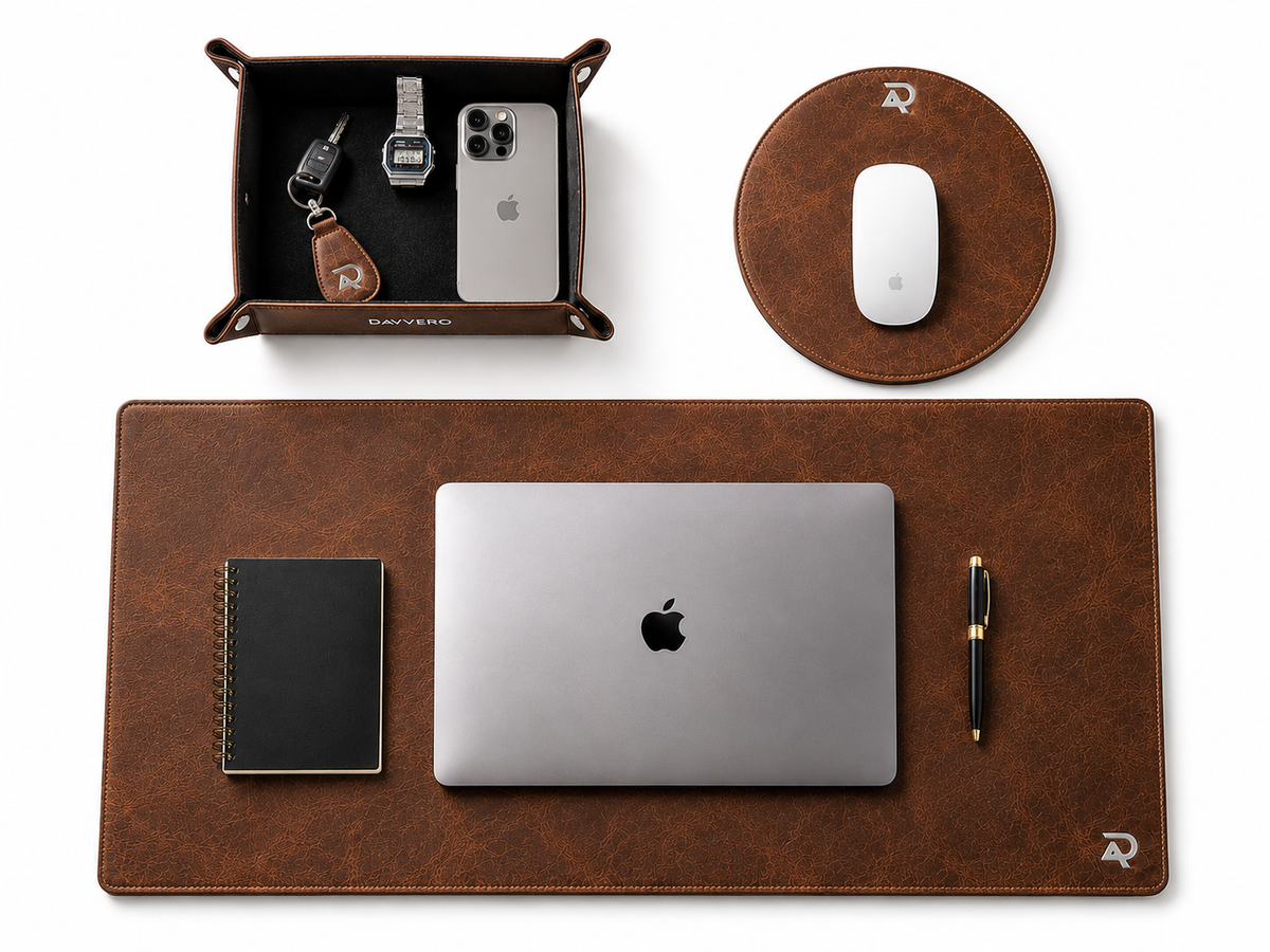 Desk Mat and Tray Combo (FREE Mouse Pad)