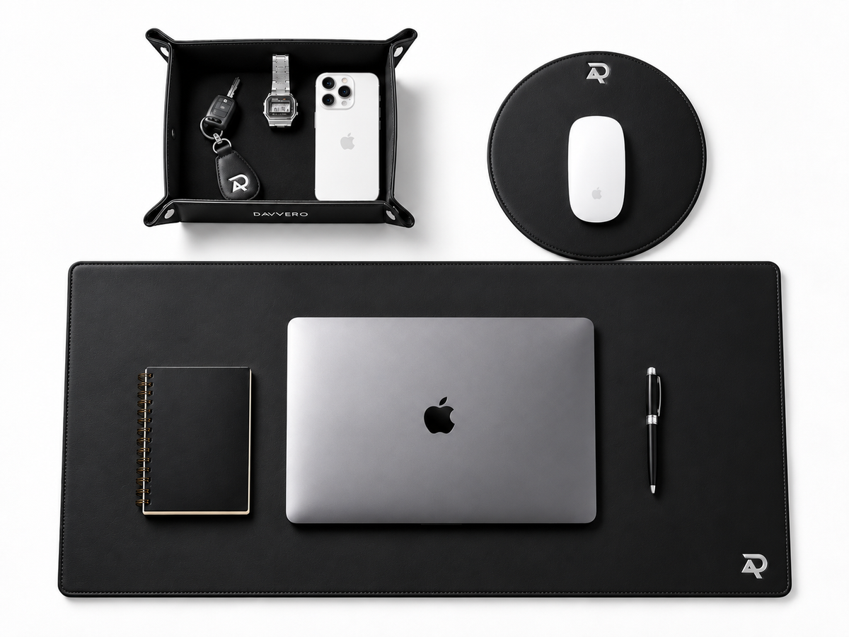 Desk Mat and Tray Combo (FREE Mouse Pad)
