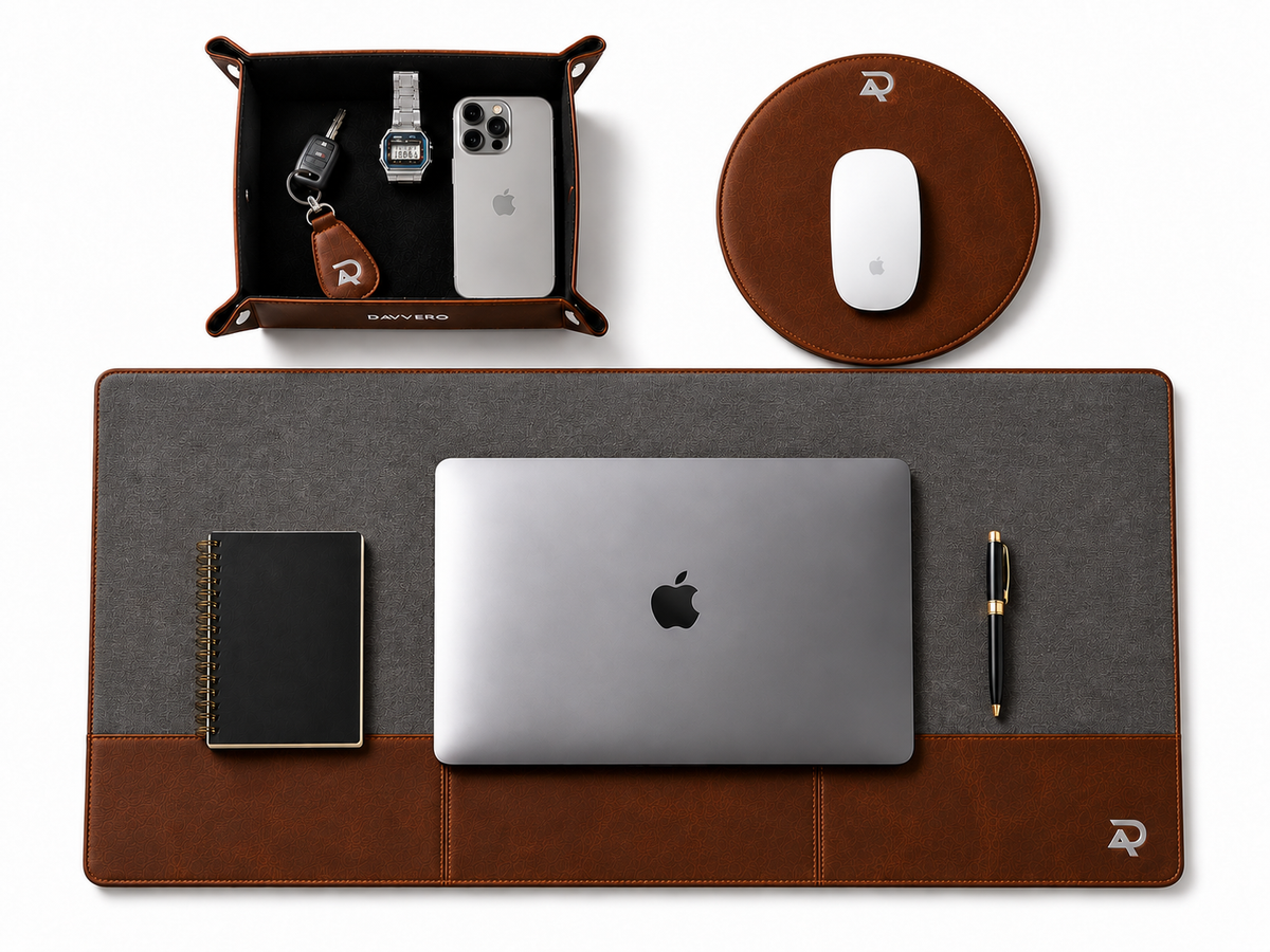 Desk Mat and Tray Combo (FREE Mouse Pad)