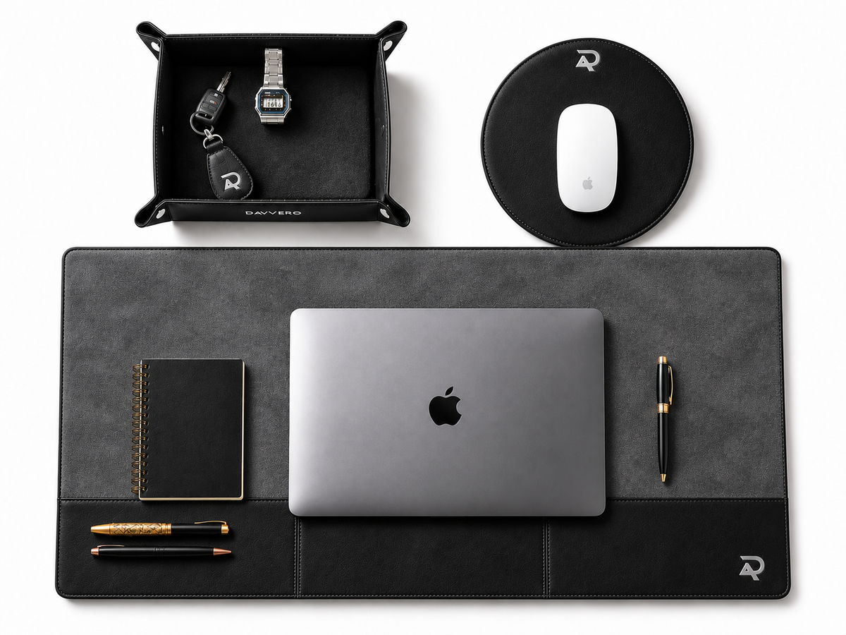 Desk Mat and Tray Combo (FREE Mouse Pad)