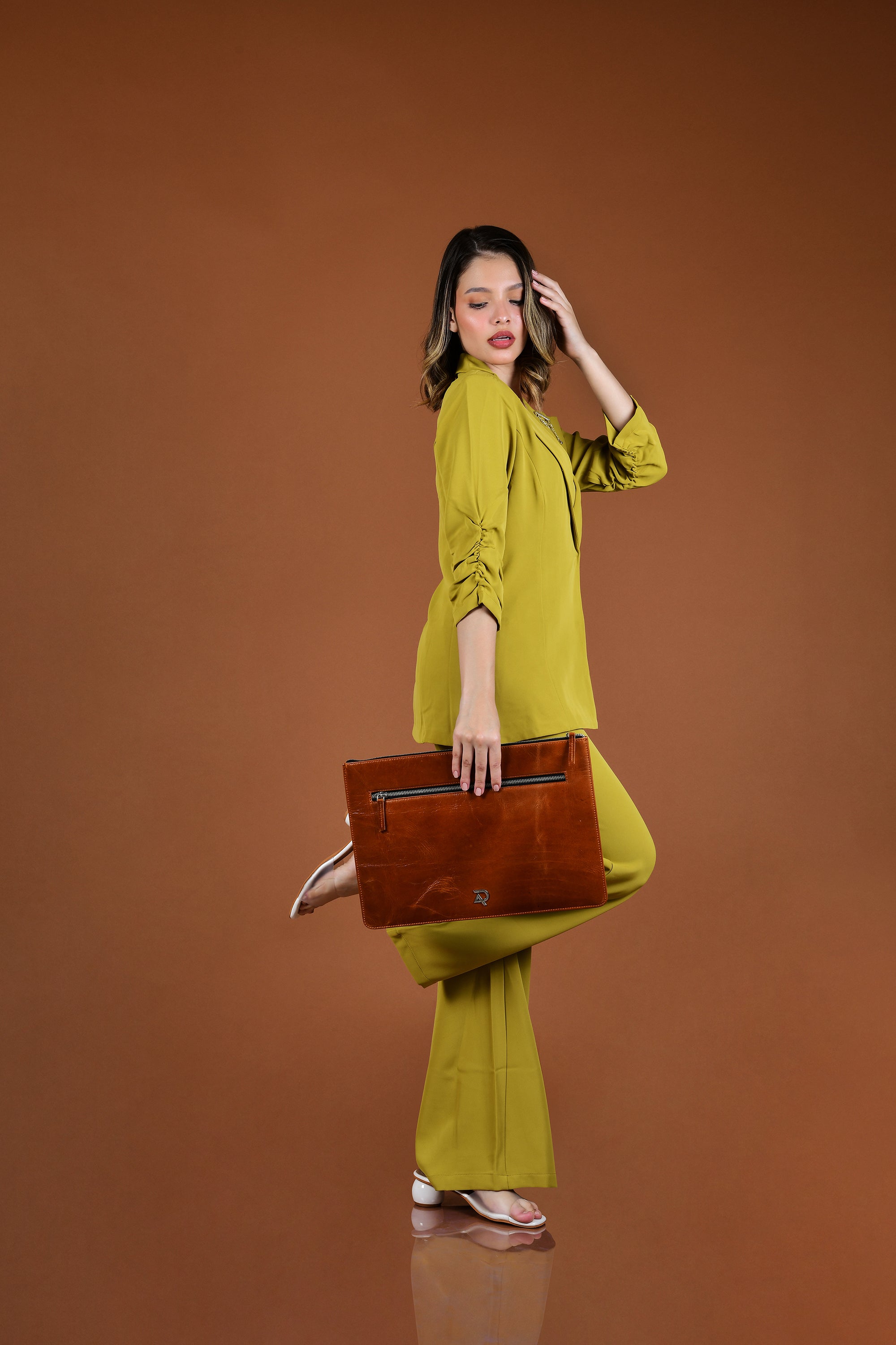 leather MacBook sleeve