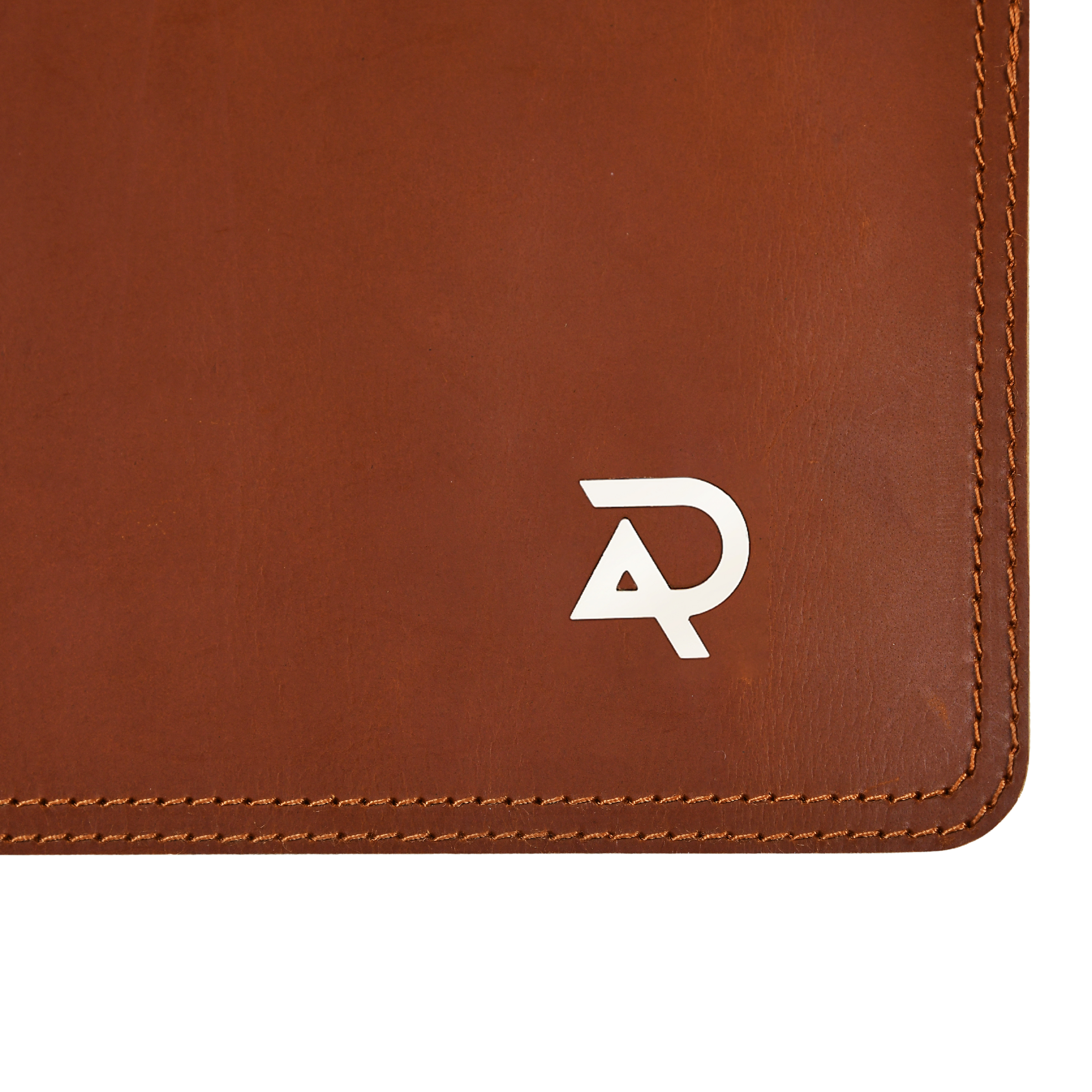 leather blotter with davvero logo
