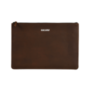 chocolate leather laptop sleeve UK