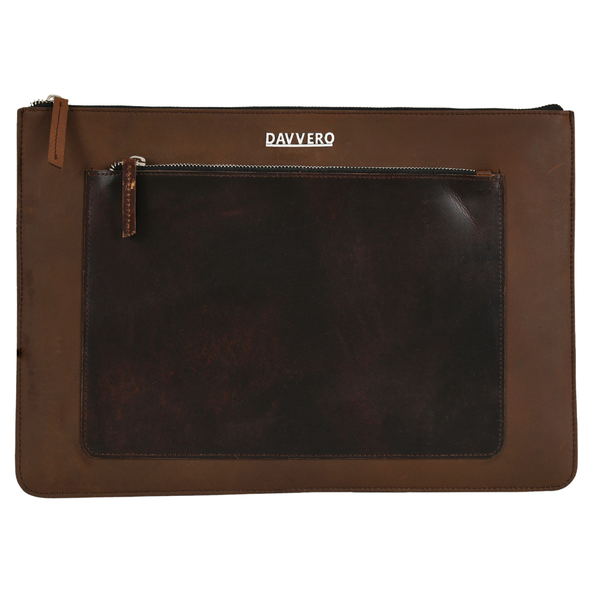 brown leather laptop sleeve 